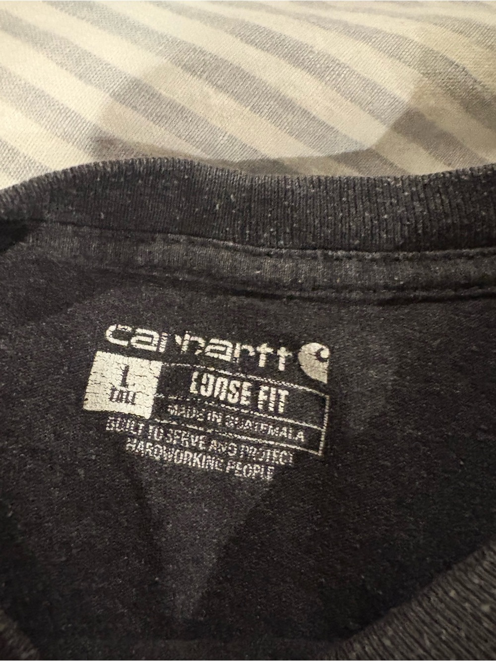 Carhartt Black Graphic Logo Loose Fit Tee with pocket. Work shirt bundle
